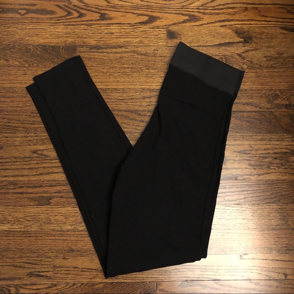 Zara Pants - Zara Slim Black Pants with Elastic Waist.